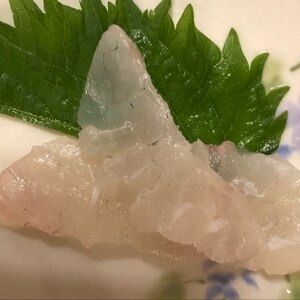 ヒラメの昆布締め